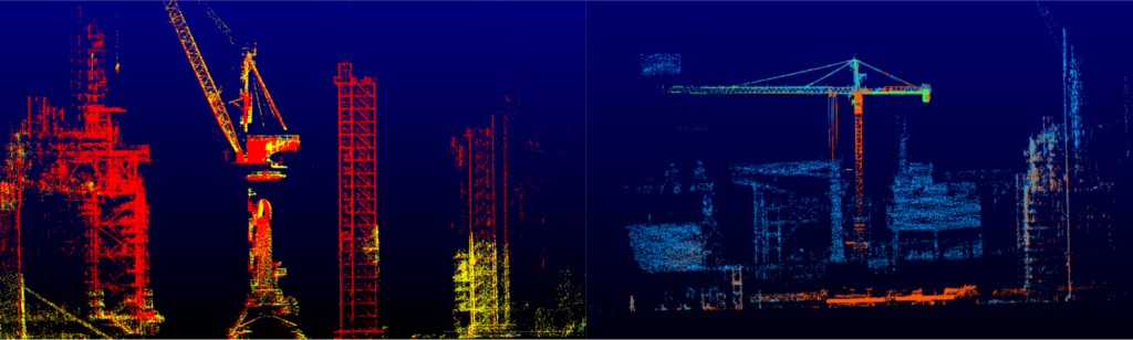 NOCOL builds a 3D map from lidar data