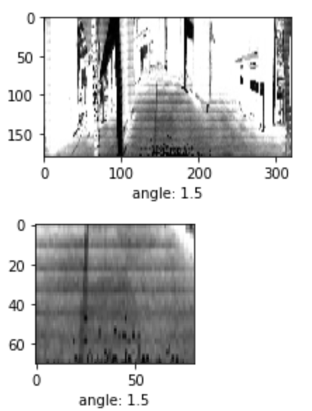 Ouster Lidar Training Data Cropped Intensity Image