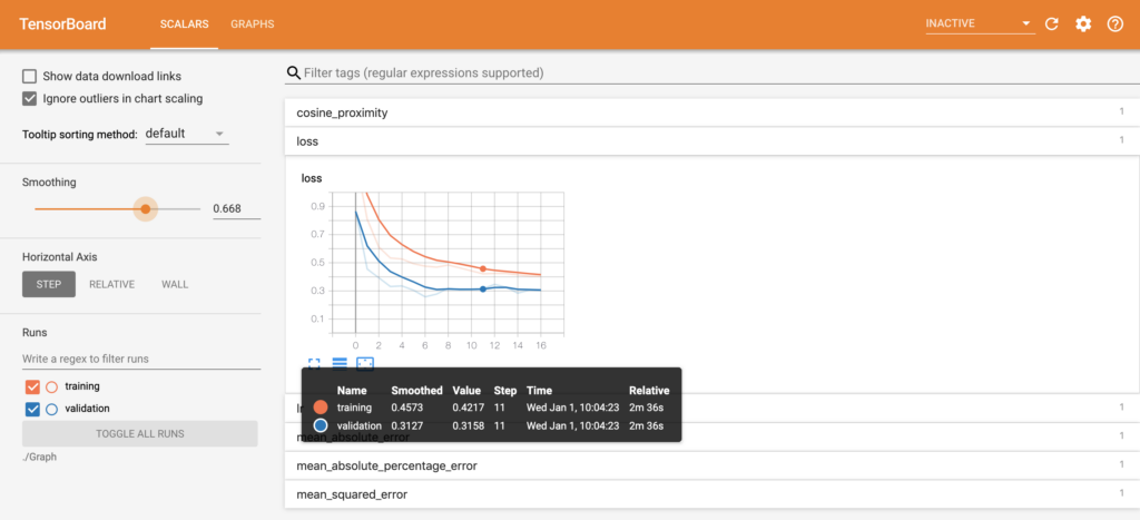 Google Colab ML Model Training with Tensorboard