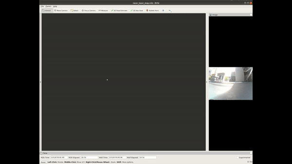 OS1 RC Car Cartographer Map Generation in RViz