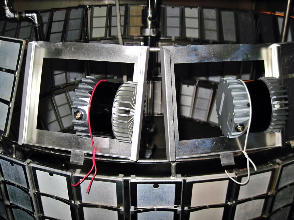 OS1 lidar sensors undergo accelerated UV testing.